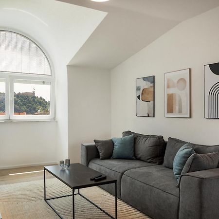 Luxe Penthouse With A Castle View Ljubljana Dış mekan fotoğraf