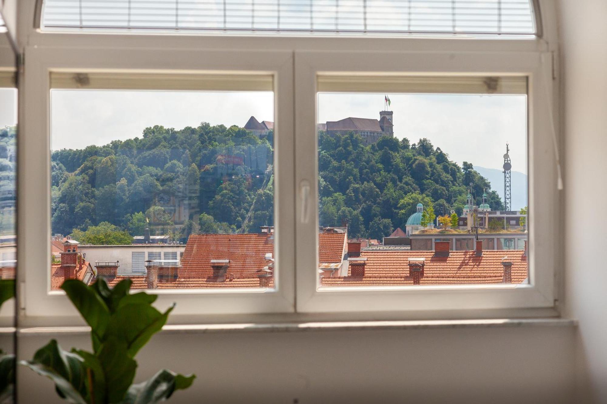 Luxe Penthouse With A Castle View Ljubljana Dış mekan fotoğraf
